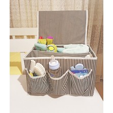 Zenvia Bebek Beşik Başucu Düzenleyici Kapaklı 5 Bölmeli Organizer ZNV-EVVN3263