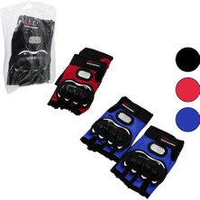 Zenvia Parmaksız Motorcu Koruyucu Eldiven Renkli - Standart Tek Boy (4887) ZNVA-GO3146