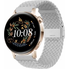 MMP Shop Huawei Watch GT3 42mm / GT2 42mm Uyumlu 20MM Metal Klipsli Örgü Kordon