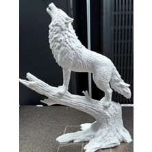 Uluyan Kurt Dekoratif Figür (15CM)