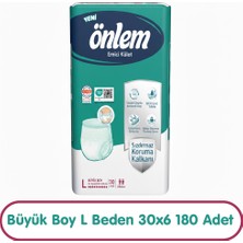 Önlem Emici Külot L Beden 30X6 180 Adet