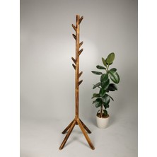 Normadia Modern Ahşap Ayaklı Askılık, 175 Cm, Şık ve Fonksiyonel Depolama