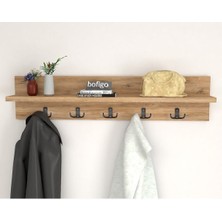 Normadia Çam Renkli Duvar Portmanto Askılığı, 80 Cm, Pratik ve Şık Tasarım