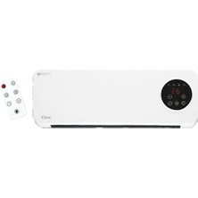 Zenvia Kiwi KHT-8490 Klima Tipi Duvar Tipi Isıtıcı Fan Kumandalı - Dijital Dokunmatik Ekran 2 Kad