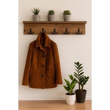 Normadia Şık Mdf Portmanto Askılığı, 70 Cm, Duvar Montajlı, Modern Tasarım