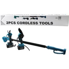 Zenvia Bn-5 Cordless Tools LTJ-6A Zz-01 2 Pcs Set 6&amp;quot; Budama Dal Kesme Testere=şarjlı--Yağsız - Z