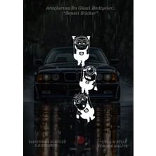 Sensei Sticker Araç Sticker - Motor Sticker - Kolay Uygulama - Yapıştırma Klavuzu