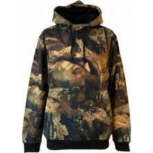 Tough Challenger Outdoor Tough Challenger · Outdoor Kapüşonlu Polar Üst · Kanguru Cep · Av Kamuflaj Hoodie · DA503 002