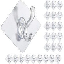 Normadia 10 Adet Kendinden Yapışkanlı Tekli Banyo Askısı, Pratik ve Güvenli Kullanım