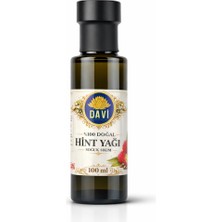 Davi Corporation Inc. Hint Yağı 100 ml — %100 Doğal Soğuk Sıkım Analizli Ürün,| Saç, Cilt, Kaş & Kirpik (Castor Oil)
