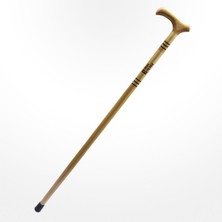 Normadia Şık ve Doğal Ahşap Baston, Dayanıklı ve Rahat Kullanım Sağlar