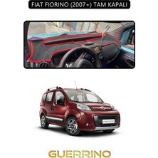 Özgürce Fiat Fiorino 2007+ Tam Kapalı Torpido Koruma Kılıfı Siyah Kenar