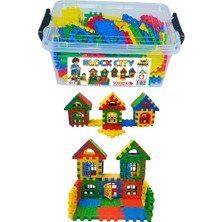 Toysnet Oyuncak 128 Parça Cıty Puzzle Blok Set Eğitici Eğlenceli Oyuncak Block City