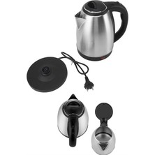 Zenvia Elektrikli Paslanmaz Çelik Su Isıtcı Çelik Kettle 1.8 Lt. Uzun Ömürlü ZNV-HBY3245