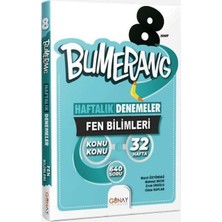Ünlüler Karması Yayınları 8. Sınıf Lgs Fen Bilimleri Bumerang 32 Haftalık Denemeler (Eski Karekodsuz)
