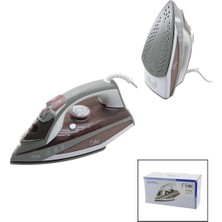 Zenvia Fakir Sprıng Dusty Rose = Tozlu Gül Buharlı Ütü Seramik Taban 2600W Buhar 30-120GR (4887) Znva-