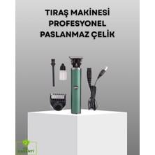 Zenvia Profesyonel Şarjlı Tıraş Makinesi – 180 Dakika Kullanım, 2.5 Saat Hızlı Şarj, Evrensel USB
