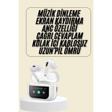 Zenvia Dokunmatik Ekranlı Bluetooth Kulaklık Tws Ios Android Tüm Telefonlara Uyumlu Kulaklık Znv-Tcndy