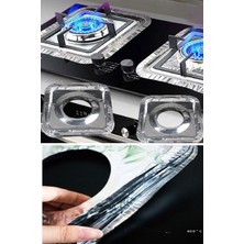 Zenvia 20 Adet Ocak Üstü Koruyucu Leke Önleyici Isıya Dayanıklı Yıkanabilir Ocak Gözü Izgara Koruy