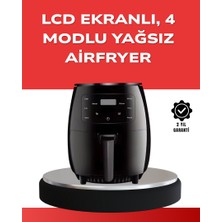 Zero Land Storozde Büyük Boy 6 Litre Airfryer 2400W Sesli Uyarı LCD Ekran