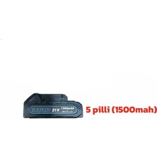 Hsgl HKT407 21V 1500MAH 5 Pilli Lityum Batarya  Uzun Ömür  Yüksek Güç