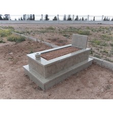Mezar ve Mezarlık Kabir (RYMEZAR) 5cm Kalınlık  RUSTİK YEŞİL STANDART MEZAR ÖLÇÜLÜ İÇİ TOPRAK DOLU