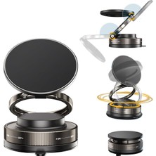 Özgürce T28 Vakum Metalik Telefon Tutucu, 360° Dönen ve Tüm Yüzeylerle Uyumlu