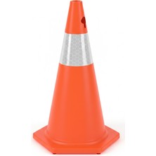 Zeplin 90 cm Pvc Trafik Konisi | Tek Reflektifli