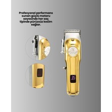 Zenvia Type-C Şarjlı LCD Ekranlı Profesyonel Saç Sakal Tıraş Makinesi Znv-Tcndym