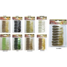 Ryuji Swim Worm 5,5cm Tpr Kokulu Silikon Yem Blue And Silver Glitter