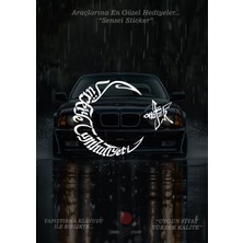 Sensei Sticker Araç Sticker - Motor Sticker - Kolay Uygulama - Yapıştırma Klavuzu