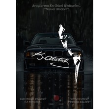 Sensei Sticker Araç Sticker - Motor Sticker - Kolay Uygulama - Yapıştırma Klavuzu