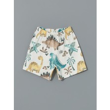Lc Waikiki Yeni Sezon Dinozor Baskılı Erkek Bebek Pijama Alt