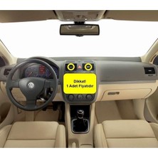 Özgürce Orta Havalandırma Izgarası Yön Tuşu Vw Golf 5 Mk5 2004-2008 1 Adet