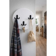 Normadia Pratik 3'lü Duvar Askılık Seti, Anahtar ve Dekoratif Raflar