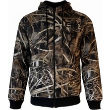 Tough Challenger Outdoor Challenger Kapüşonlu Avcı Poları Kanguru Cep Av Kamuflajı Hoodie DA503 003
