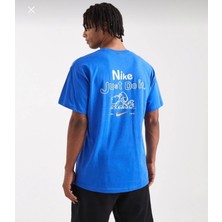 Nike Sportswear Men's Oversize T-Shirt - Blue Bol Kalıp Mavi Erkek T-Shirt IQ2773-480