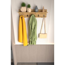 Normadia Şık ve Fonksiyonel 80 cm Çam Ahşap Duvar Askısı