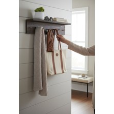 Normadia Çift Katlı Sunta Askılık Rafı 70X14 ve 50X14 Çok Amaçlı, Şık ve Dayanıklı