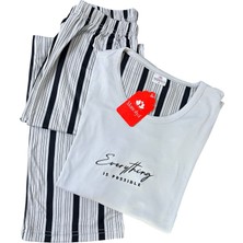 Manolya Milan Uzun Kollu Pijama Takımı