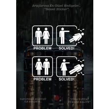 Sensei Sticker Araç Sticker - Motor Sticker - Kolay Uygulama - Yapıştırma Klavuzu