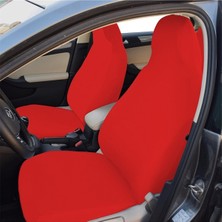 Özgürce I20 2010-2014 Uyumlu Kırmızı Penye Oto Koltuk Kılıfı, Koruyucu ve Şık