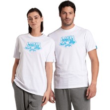 Arena Logo Cotton Unisex Beyaz Günlük Stil T-Shirt 005336101