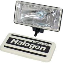 Carub 12V Sis Lambası Comet 550 Dikdörtgen 20X9,5X8,5 cm Kapaklı Beyaz Cam BR3009553