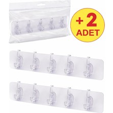 Normadia Pratik ve Şık 2'li Yapışkanlı Duvar Askısı Seti, Banyo ve Mutfak Düzeni