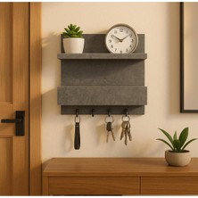 Normadia Mermer Desenli Duvara Monte Askılık ile Şık ve Işlevsel Giriş Çözümü