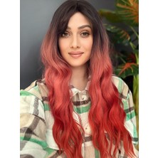 Aura Peruk En Canlı Renk Tonunda Olan Pembe Ombreli Şahane Tina Modelimiz