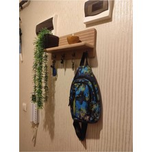 Normadia Bohem Tarz Dekoratif Anahtar Askısı ve Askılık Seti