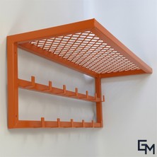 Normadia Modern Demir Raflı Duvar Askısı, Şık ve Fonksiyonel Askılık