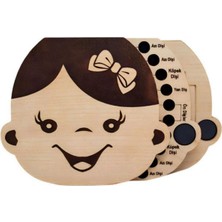 Mimozaavm Kız Bebek Süt Dişleri Göbek Bağı Ve Saç Saklama Anı Albüm Kutusu Bebek Hediyesi